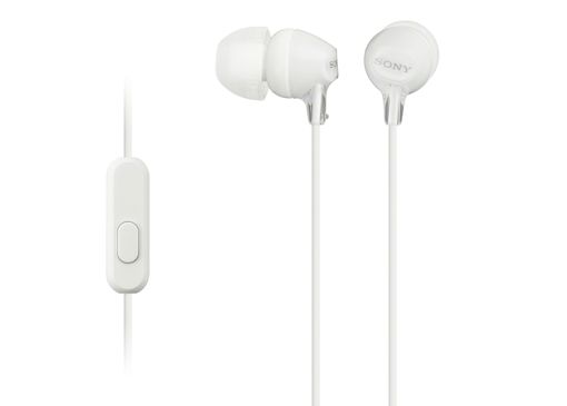 Headphone Intra-auricular MDR-EX15AP Compatível com Smartphone | MDR-EX15APWZE