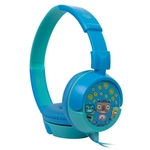 Headphone Kids Robôs Azul E Azul Claro Hp305