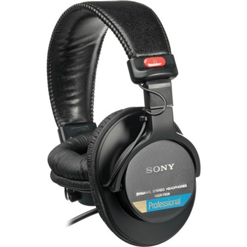 Headphone Sony Mdr-7506 Fone Profissional Gravação Acústico