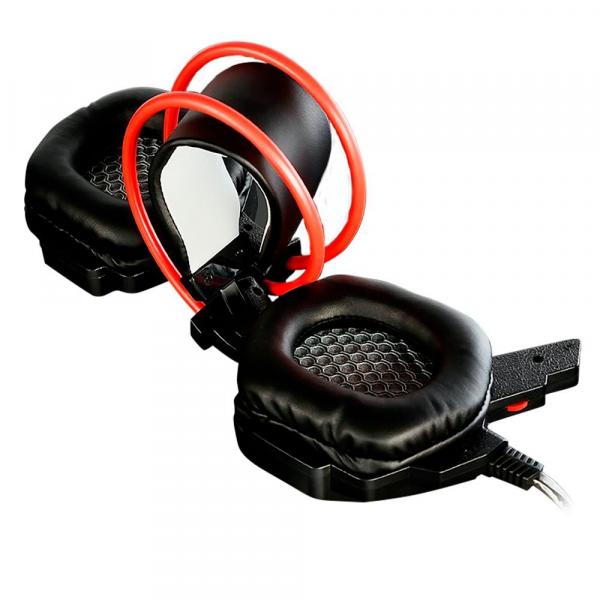 Headset Gamer Sparrow, P2 - Preto/Vermelho - PH-G11BK - C3Tech