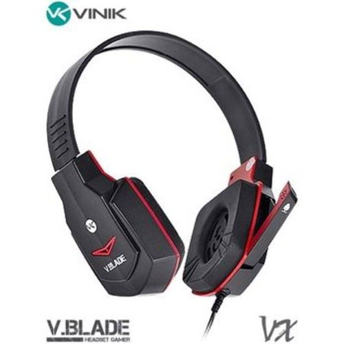 Headset Gamer V Blade Linha Vx Preto e Vermelho