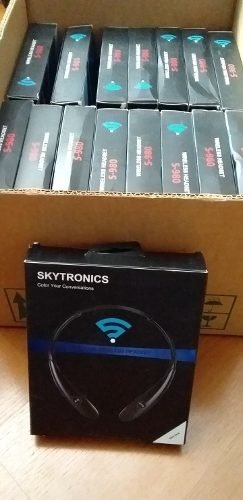 Headset S-980 Sem Fio - Wireless Skytronics (Preto)