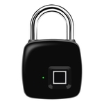 Heavy Duty liga de alumínio P3 Fingerprint bloqueio Bluetooth pequeno cadeado inteligente Cadeado anti-roubo sem APP