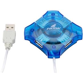 Hub 4 Portas USB HBU-401 Azul Fortrek