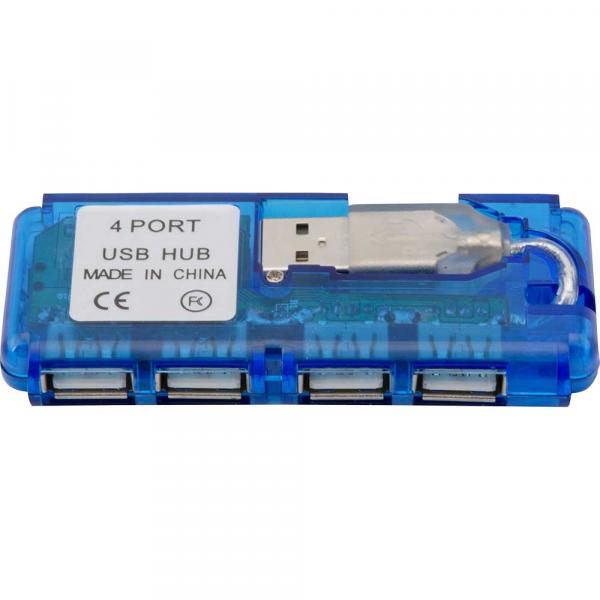 Hub 4 Portas USB HBU402 Azul Fortrek - Fortrek
