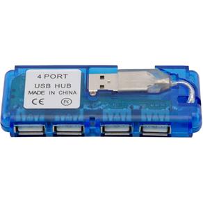 Hub 4 Portas USB HBU402 Azul Fortrek