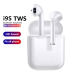 I9s TWS fone de ouvido Bluetooth 5.0 sem fio In-Ear Headphones Mini Stereo Som Esporte Earbuds para Todos Smartphone