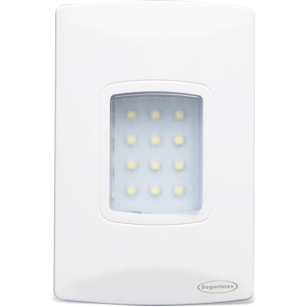 Iluminação de Emergência Autônoma de Embutir LED 100 Lúmens - Segurimax