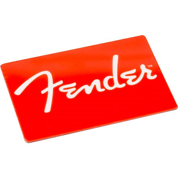 Ímã Magnético para Instrumentos Logo Clássica Vermelha Fender