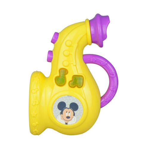 Instrumentos - Bebê Musical - Personagens Disney - Saxofone Amarelo - Dican