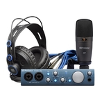Interface Áudio PreSonus Mic e Fone AudioBox Kit iTwo Studio