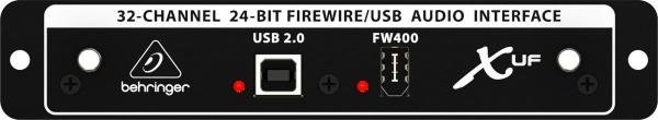 Interface Behringer X-UF Firewire para X32
