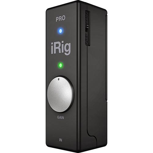 Interface de Áudio Digital com MIDI IRig PRO - Vários Instrumentos - IPhone, IPod, IPad e Mac - IK Multimedia
