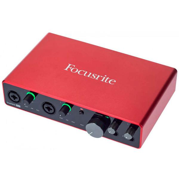 Interface de Áudio Focusrite Scarlett 8I6 USB 3nd Geração