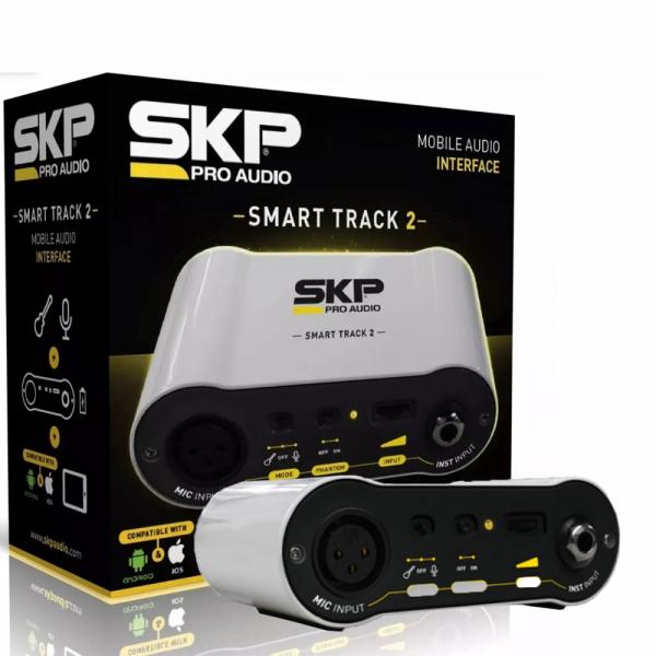 Interface de Áudio Móvel SKP Smart Track 2 Android e IOs