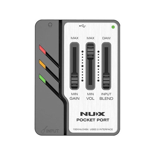 Interface de Audio Portátil com Usb para Guitarra Pocket Port - Nux