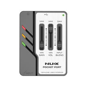 Interface de Audio Portátil com USB para Guitarra Pocket Port - Nux