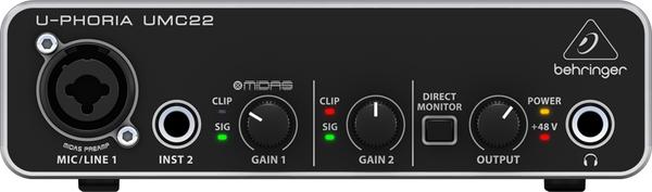 Interface de Audio - UMC22 - Behringer