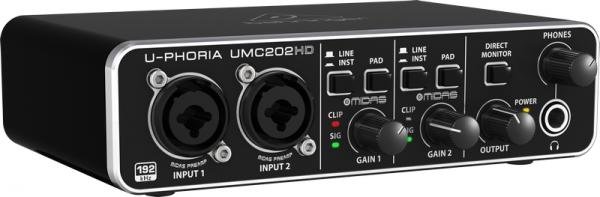 Interface de Audio - UMC202HD - Behringer
