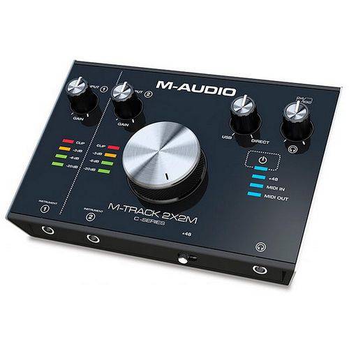Interface M-Audio M-Track 2×2M | MIDI | para Gravação USB