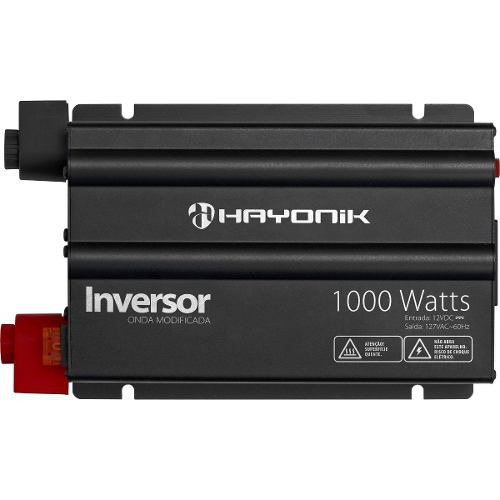 Inversor 1000W 12VDC/127V Onda Modificada HY - Hayonik