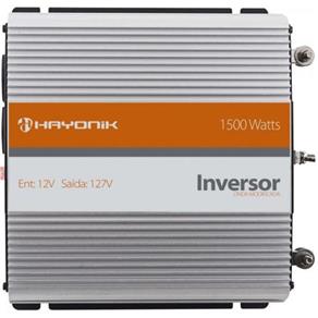 Inversor de Onda Modificada 12VDC/127V USB 1500W HAYONIK