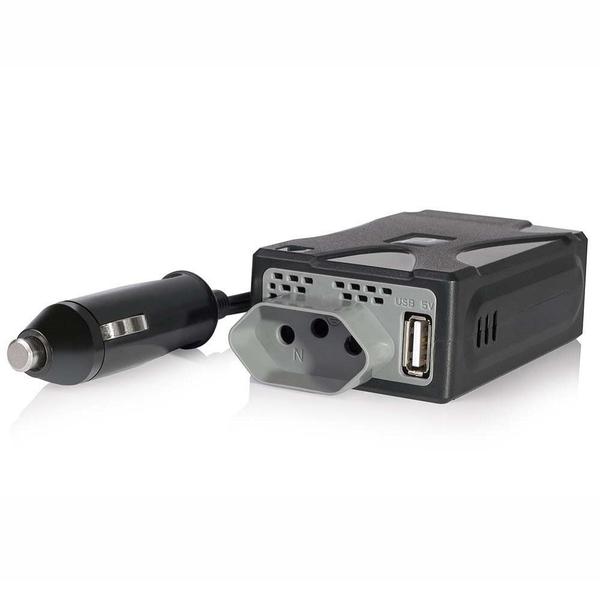 Inversor de Potência Multilaser AU900 150W 110V Saída USB 5V