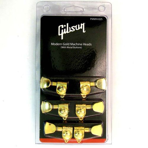 Jg de Tarraxa P Gt 3+3 C Botoes Dourados Gibson Pmmh 025 - Dourada