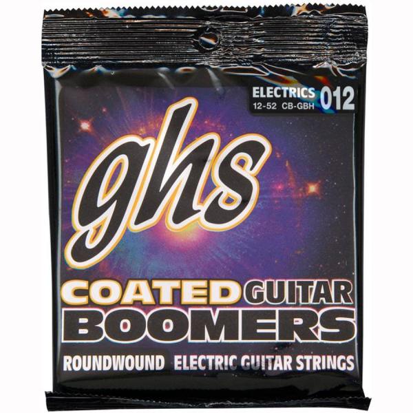 Jogo de 6 Cordas para Guitarra Coated Boomers Cb Gbh Ghs