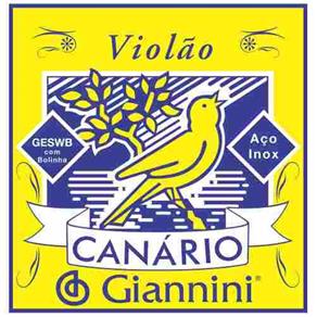 Jogo de Cordas para Violão de Aço Giannini Canario