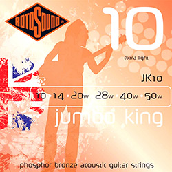 Jogo de Cordas para Violão de Bronze JK10 - Rotosound