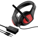 Jogo Headphone PG-R001 para P4 PC Mudar Headset telefone móvel com adaptador de áudio