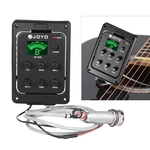JOYO JE-306 5-Band EQ Equalizador Guitarra Acústica Piezo Pickup Sistema de sintonizador de pré-amplificador com display LCD