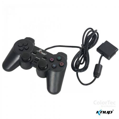 Joystick para Playstation Ii Ps2 Controle Knup Ns-2121