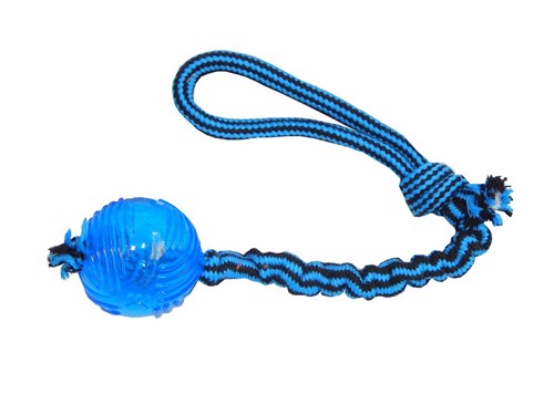 Jw14039 - Dog Corda Puxador Ball - Azul