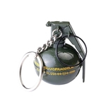 Key anel de metal Grenade Keychain bomba de fuma?a flash bomba Arma Equipamento Cerca