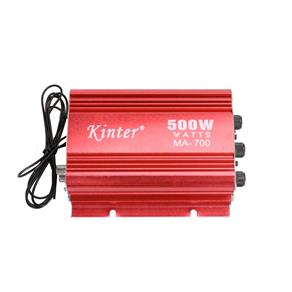 Kinter Ma700 500W 12V 2ch 2 Canais de Áudio Amplificador Usb