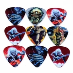 Kit 10 Palhetas Iron Maiden para Guitarra, Violão e Baixo Sortidas