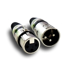 Kit 50 Plugs Conector Xlr Canon Macho/femea Microfone Dmx