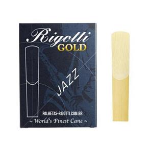 Kit 05 Unidades Palheta Rigotti Jazz Sax Soprano - 2,5 Light