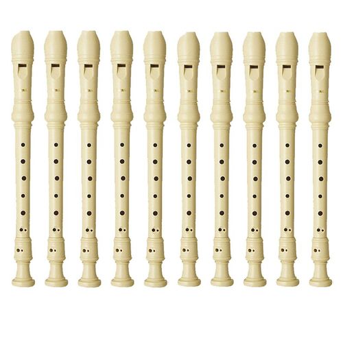 Kit 10 Flautas Soprano Barroca YRS24B - Yamaha