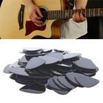 Kit 10 Palhetas Pretas para Guitarra, Violão e Baixo 0,71mm