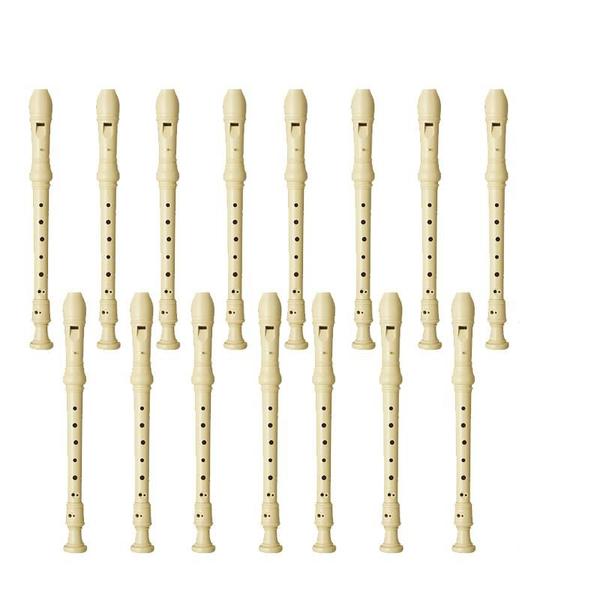 Kit 15 Flautas Soprano Barroca YRS24B - Yamaha