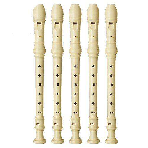 Kit 5 Flautas Soprano Barroca YRS24B - Yamaha