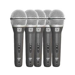 Kit 5 Microfones C/ Fio de Mão PRA-C5 Superlux