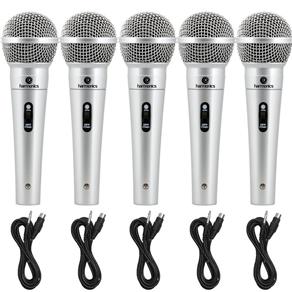 Kit 5 Microfones Profissionais Harmonics MDC201+ Cabos