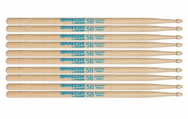 Kit 5 Pares Baqueta American Hickory Tennessee 5b Liverpool Tnhy