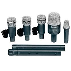 Kit 7 Microfones com Fio para Instrumentos DRK-B5C2 Superlux