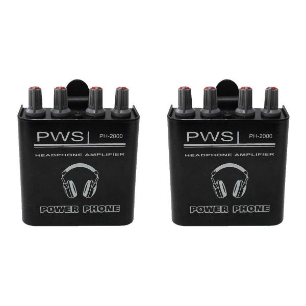 KIT Amplificador de Fone de Ouvido PH-2000 2W 2 Canais PWS (2 UND)