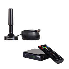 Kit Antena de TV Digital AI 2031 + 1 Conversor Digital CD 730 Intelbras